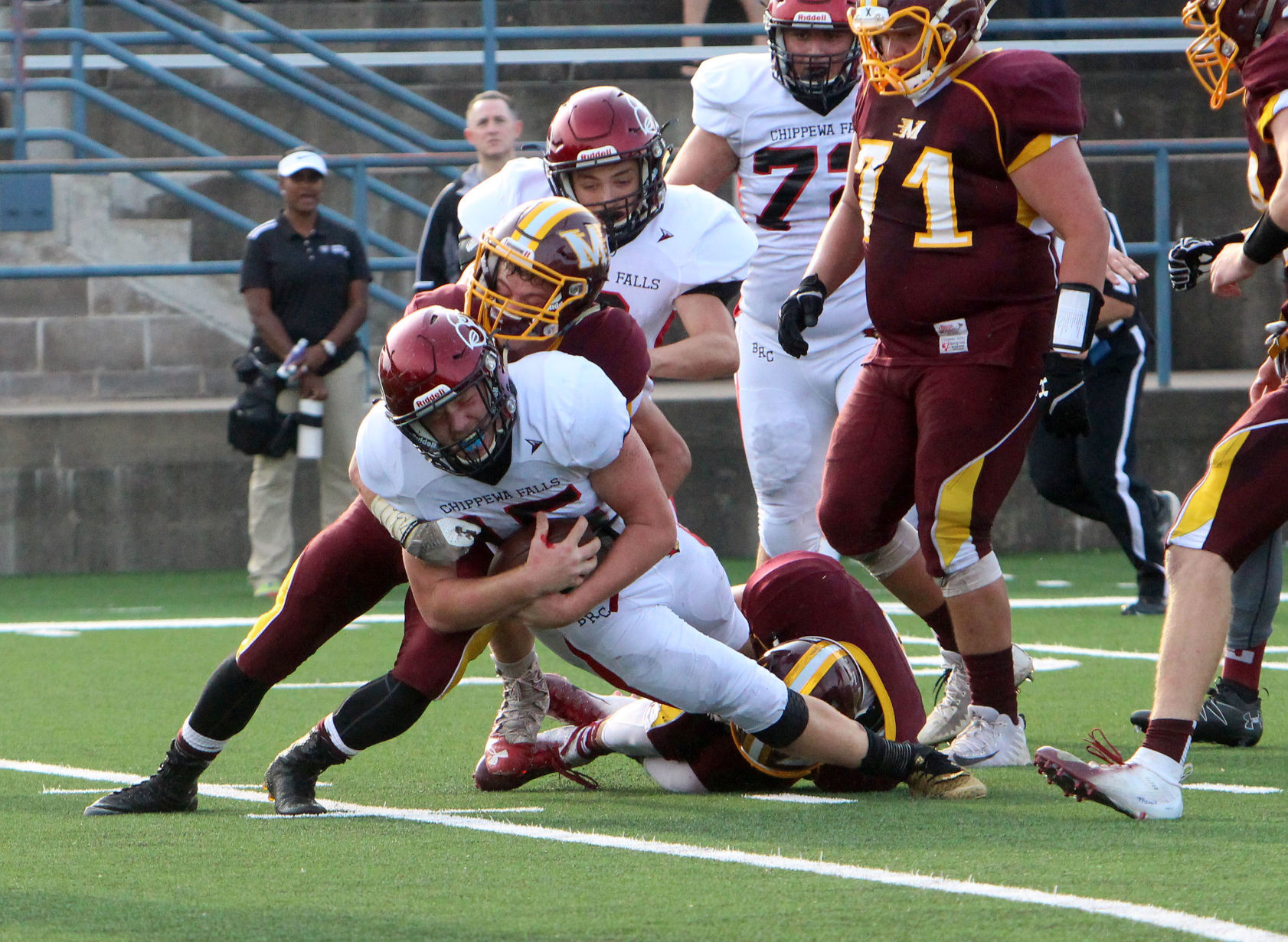 Chi-Hi football at Menomonie 8-31-18